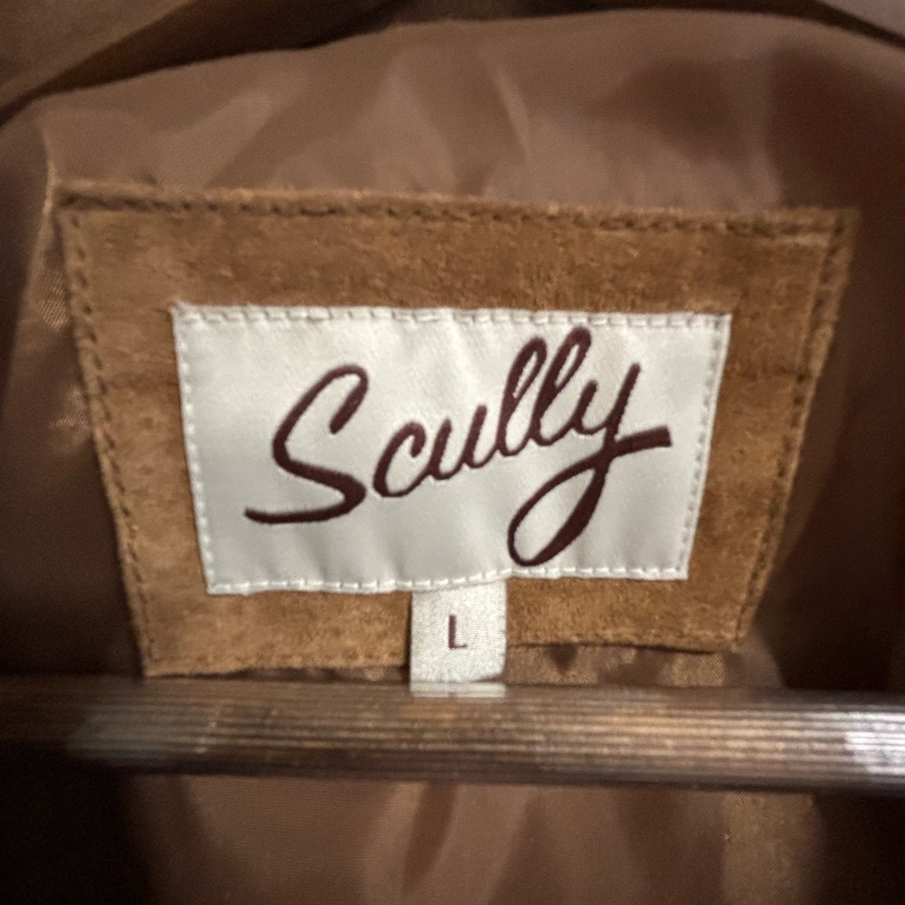 Scully Tan Suede Jacket with Script Logo - image 2